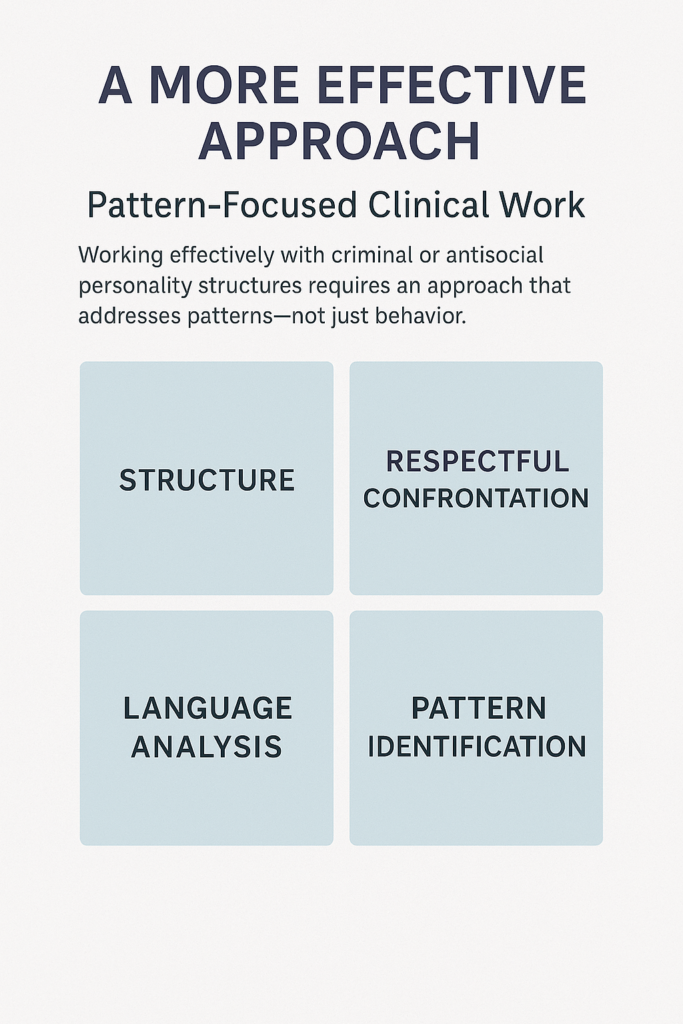 4. a more effective approach pattern focused clinical work